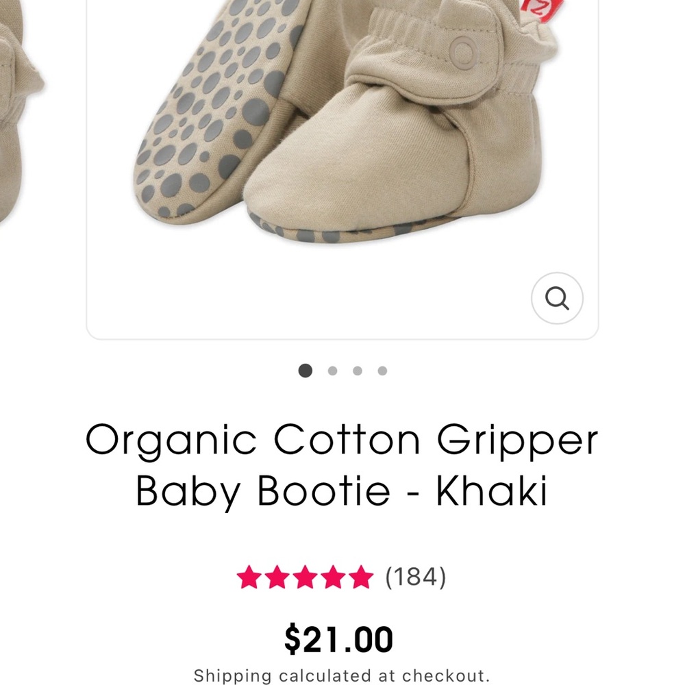 2 Pairs Zutano Baby Booties (Set)